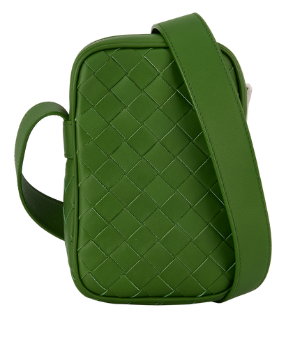 Bottega Veneta Intrecciato Phone Pouch, £550, Accessories, Green, Leather, Front view